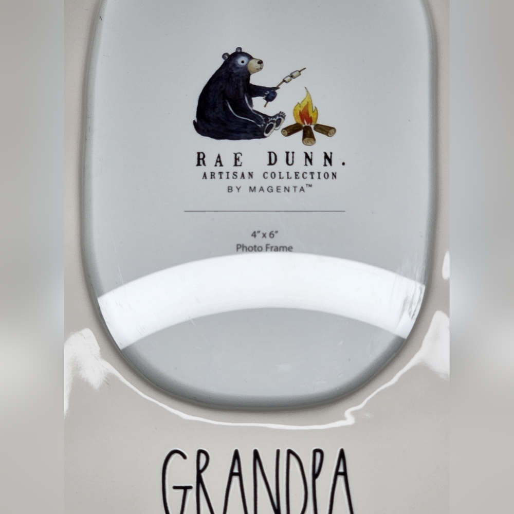 Rae Dunn White 'Grandpa' Photo Frame - Picture 3 of 4